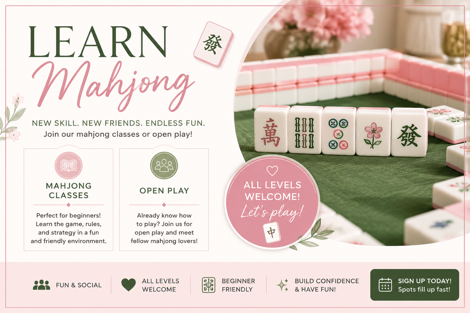 Mahjong Open Play