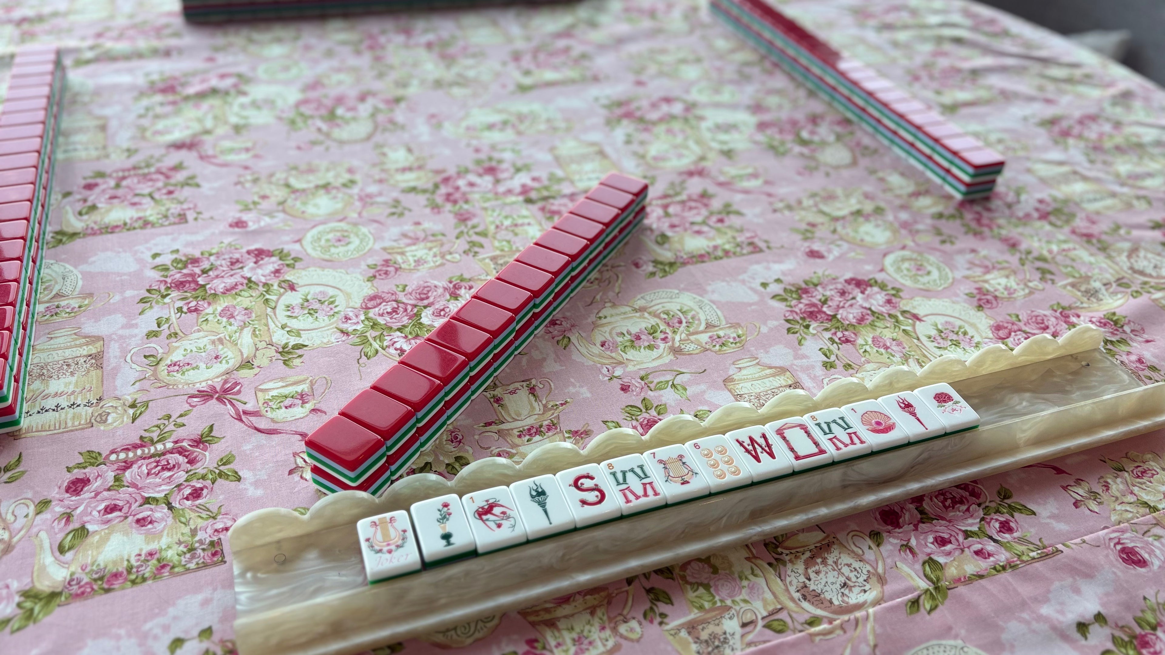 LIMITED EDITION AXO Sisterhood American Mahjong 160 Engraved/Acrylic Tiles