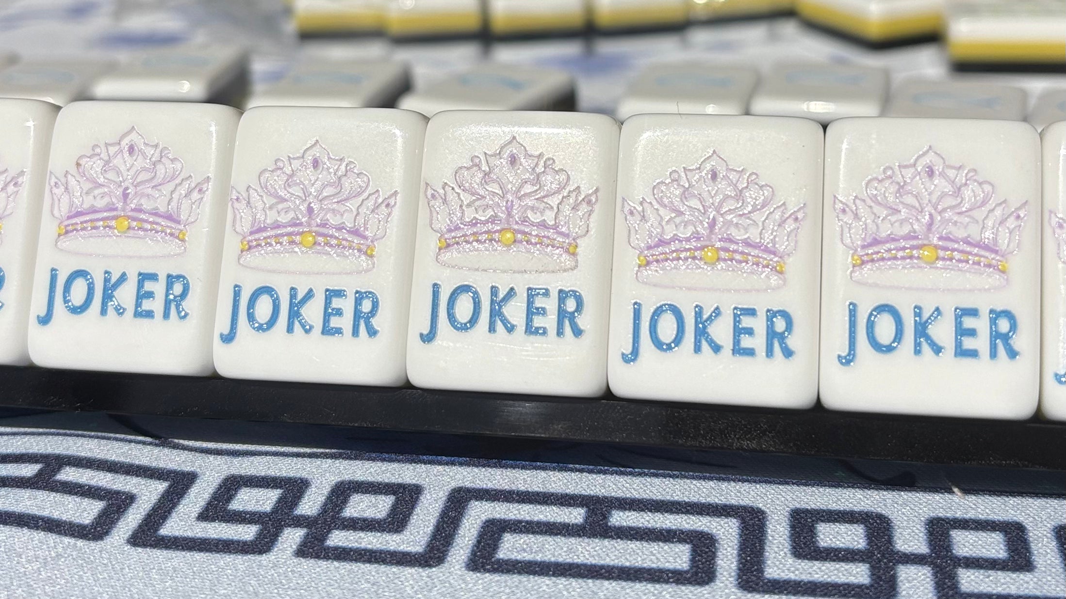 Limited Edition FAITH  American Mahjong 160 Engraved/Acrylic Tiles