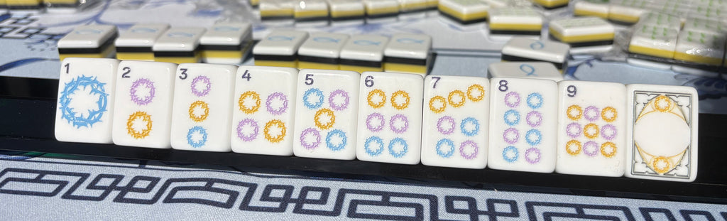 Limited Edition FAITH  American Mahjong 160 Engraved/Acrylic Tiles