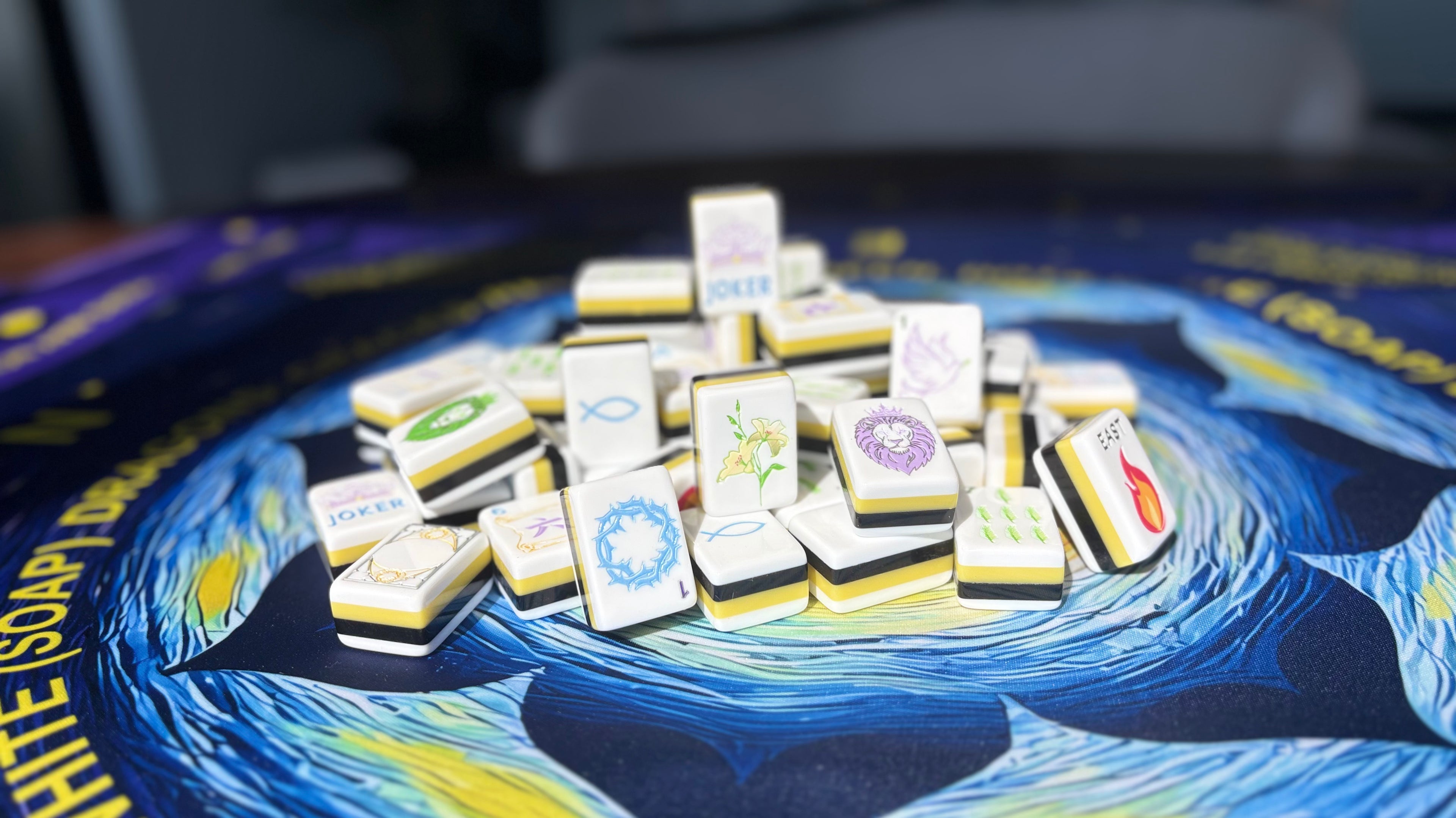 Limited Edition FAITH  American Mahjong 160 Engraved/Acrylic Tiles