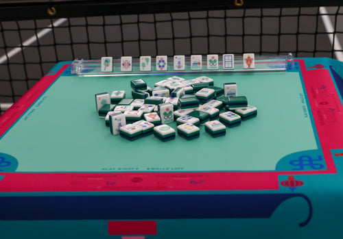 LIMITED EDITION Emerald Pickleball American Mahjong 160 Engraved/Acrylic Tiles